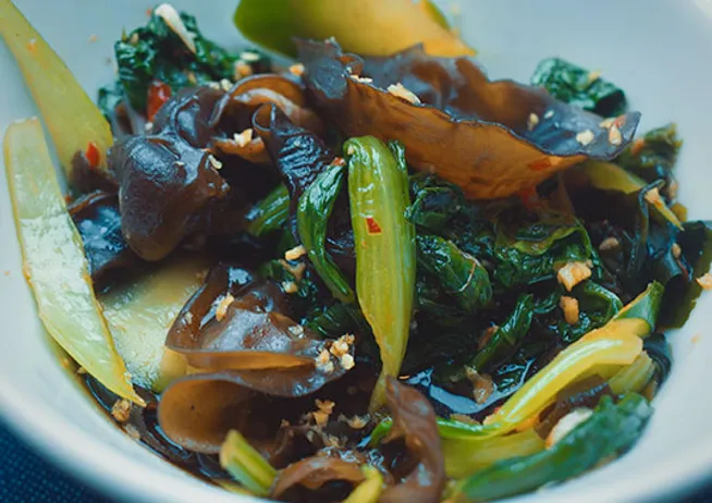 Black Mushroom Salad